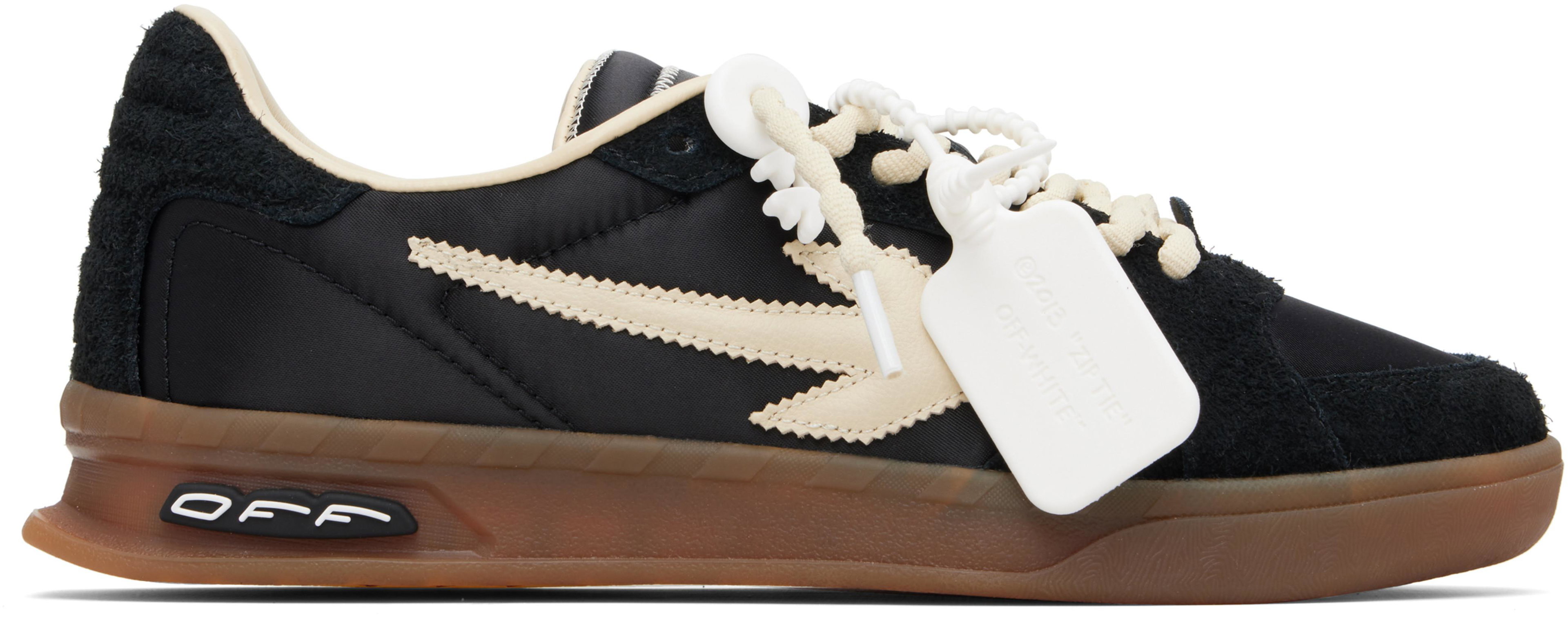 Black New Slim Sneakers by OFF-WHITE