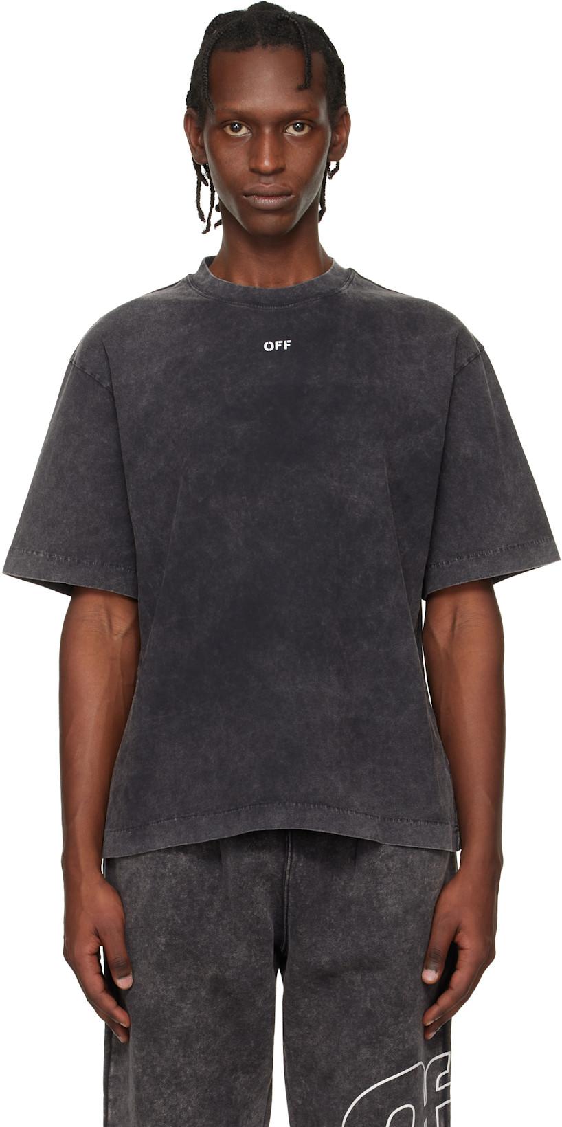 Black 'OFF' Stamp Skate T-shirt by OFF-WHITE