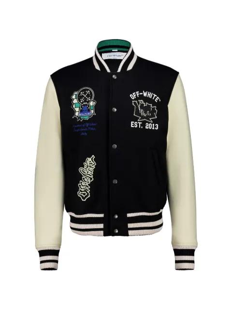 Black Panthers varsity jacket by OFF-WHITE
