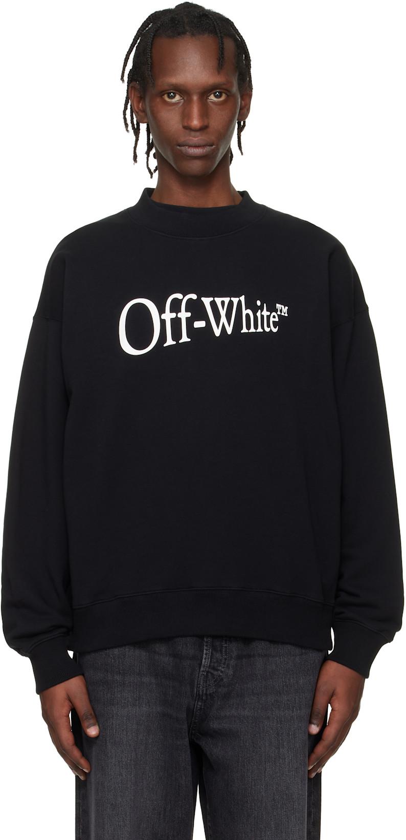Black Run Arrow Skate Crewneck Sweatshirt by OFF-WHITE