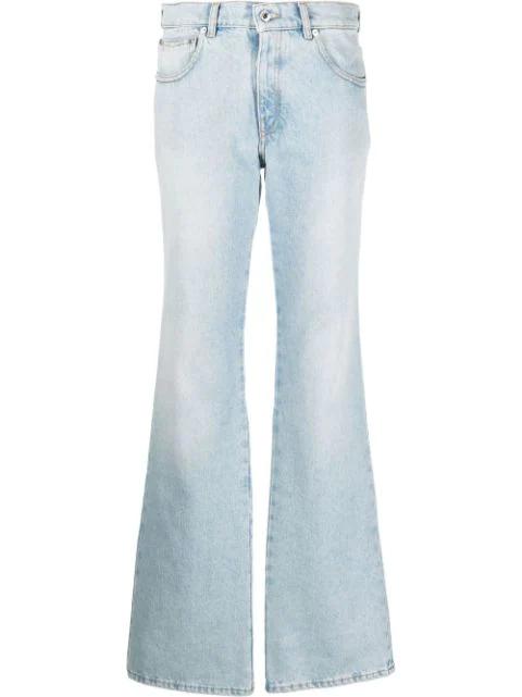 Bleach Baby baggy flared jeans by OFF-WHITE