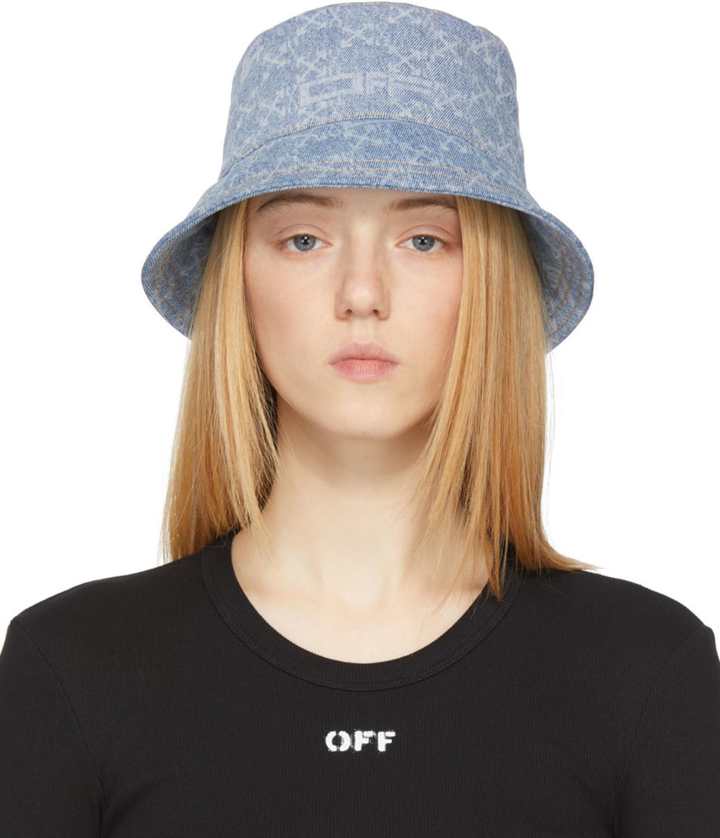 Off-White デニムバケットハット モノグラム 【公式通販】