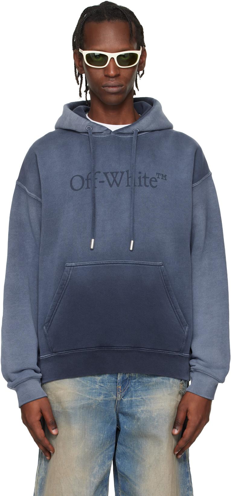 Blue Laundry Skate Hoodie by OFF-WHITE
