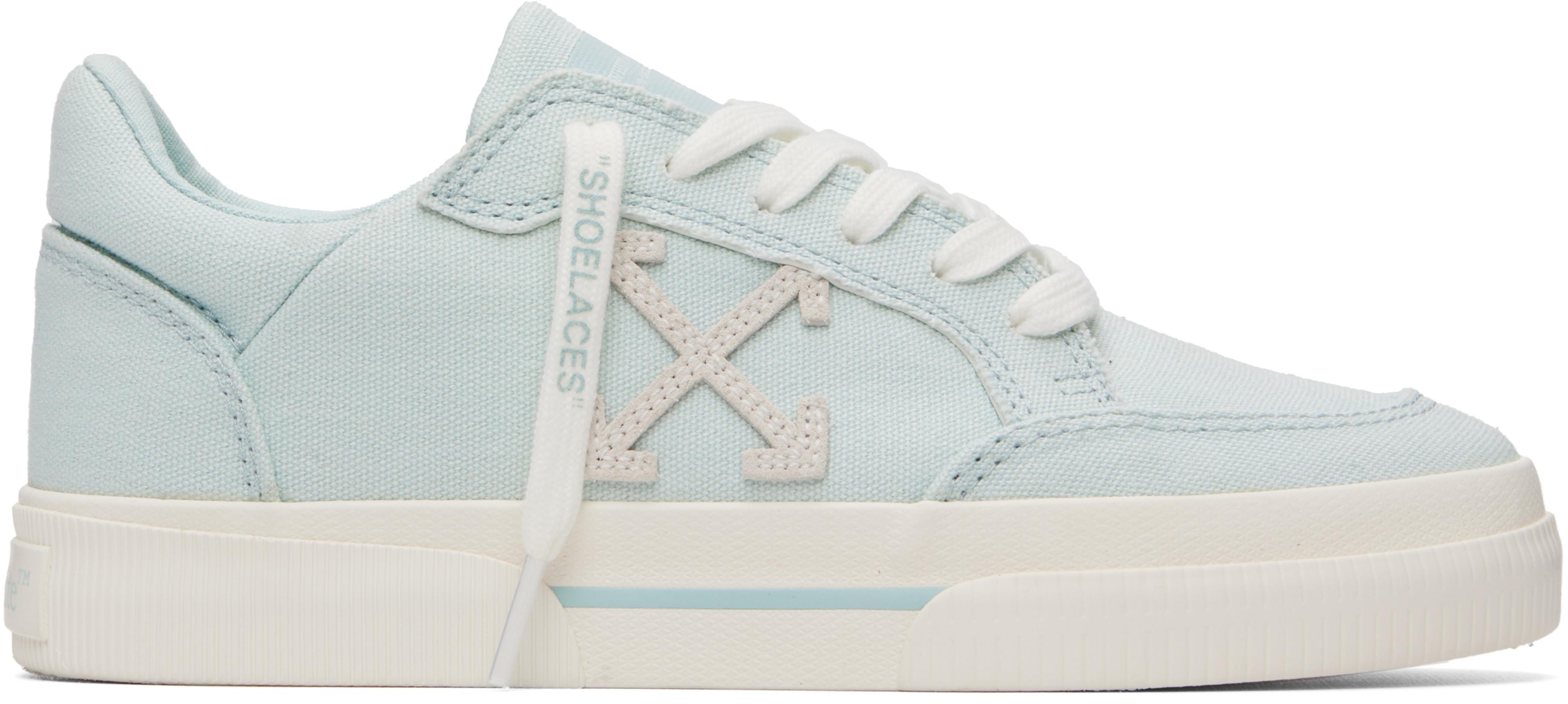 Blue Vulcanized Low Sneakers by OFF-WHITE