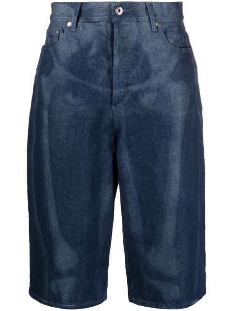 Body Scan denim shorts by OFF-WHITE