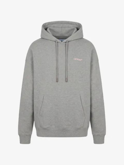 Bolt Arrows-print drawstring hoodie by OFF-WHITE