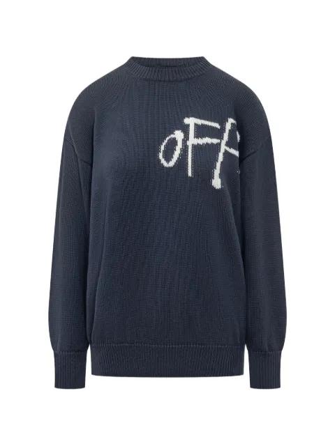 Bookish Shared crew-neck sweater by OFF-WHITE