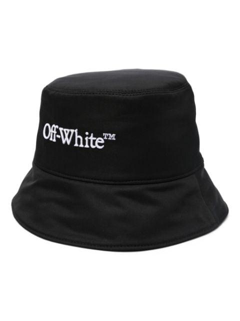 Bookish logo-embroidered hat by OFF-WHITE