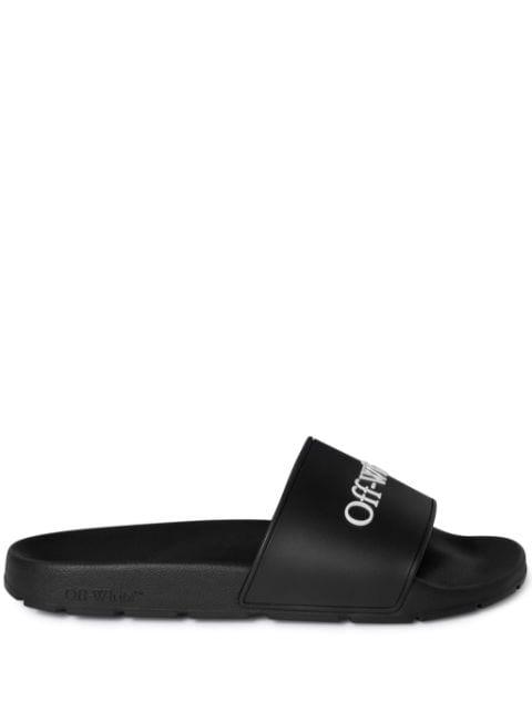 Bookish logo-print slides by OFF-WHITE