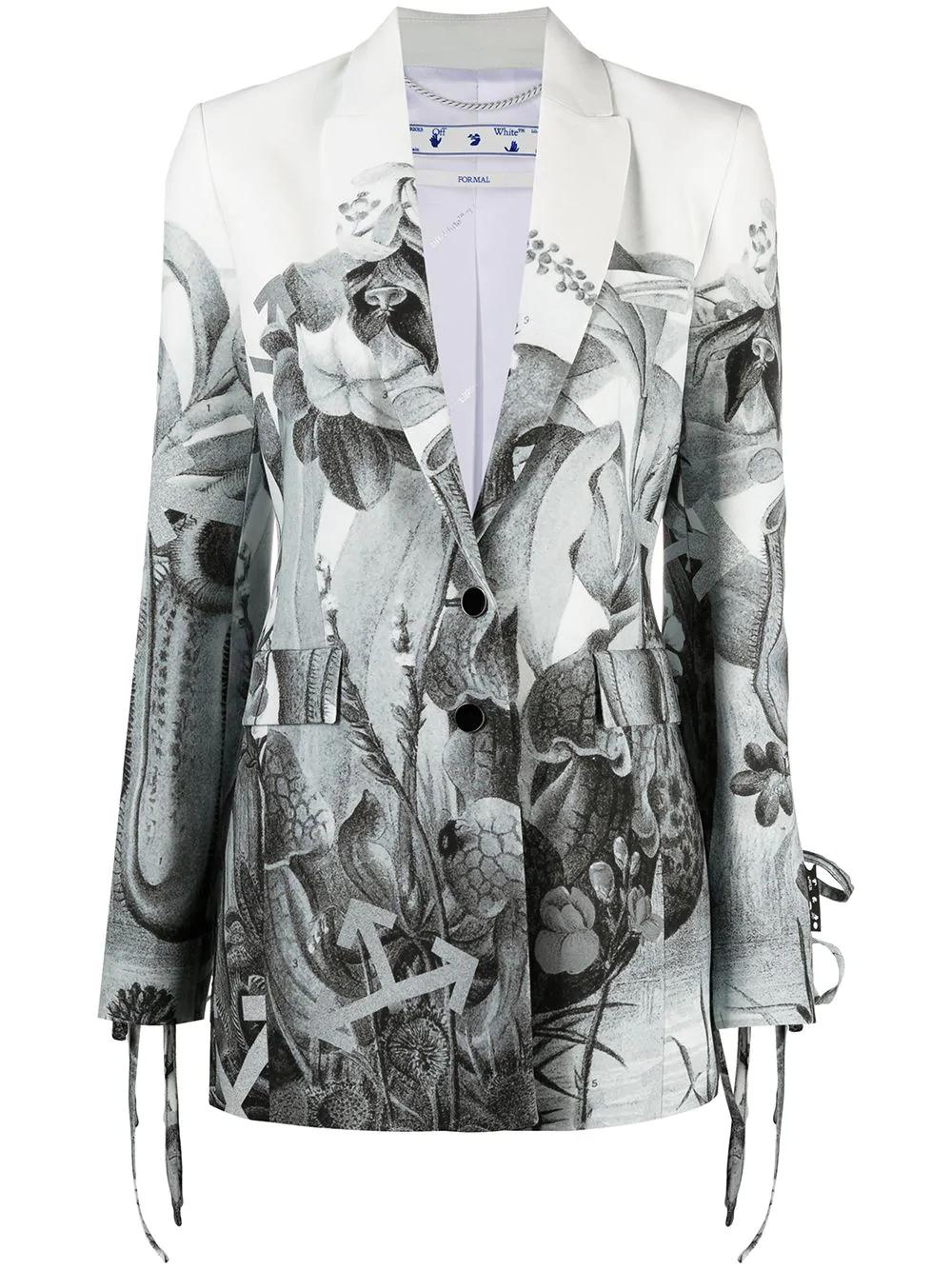 Botanical single-breasted blazer by OFF-WHITE
