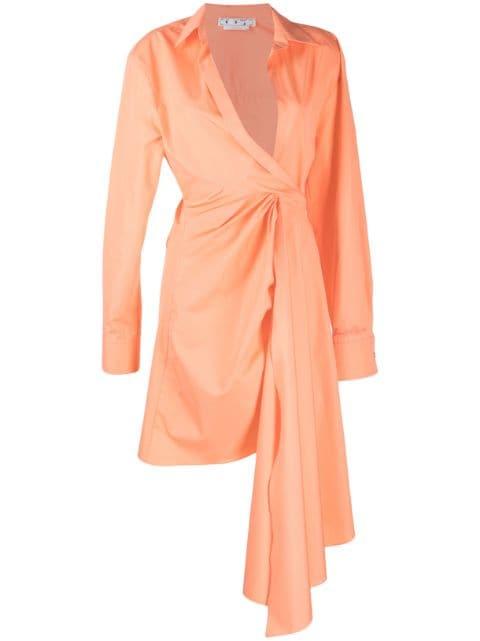 Bow Tie wrap dress by OFF-WHITE