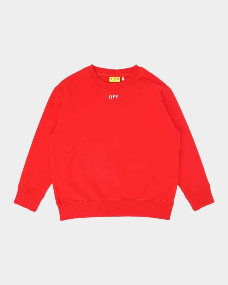 Boy's Arrow Paint Logo Sweatshirt, Size 4-12 by OFF-WHITE