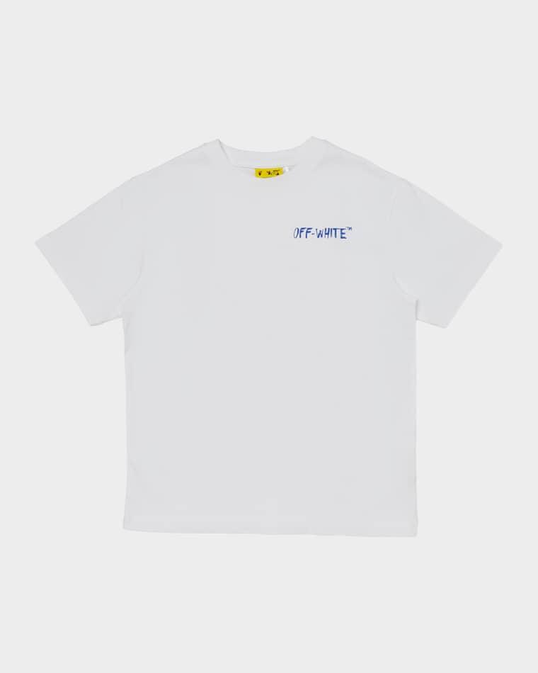 Boy's Arrow Sketch Logo T-Shirt, Size 4-12 by OFF-WHITE