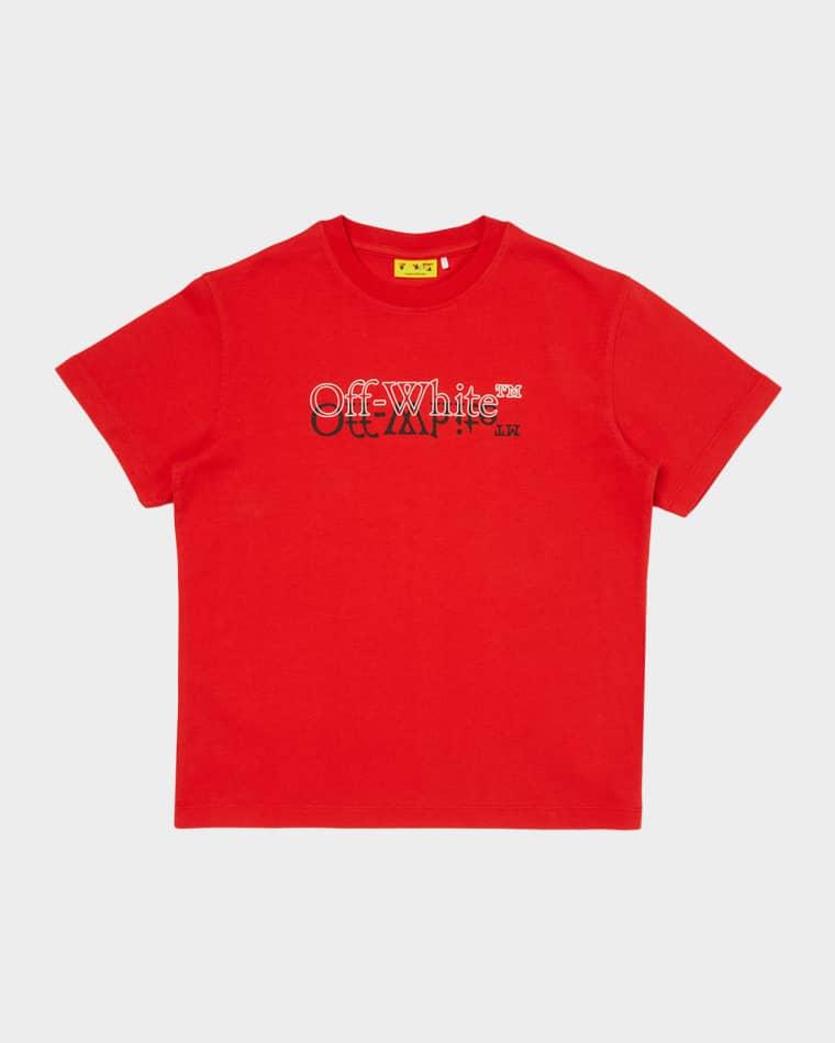 Boy's Big Bookish Double Logo T-Shirt, Size 4-12 by OFF-WHITE