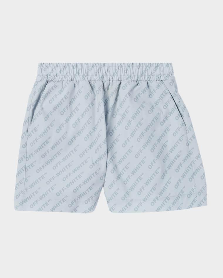 Boy's Logo AOP Cotton Shorts, Size 4-12 by OFF-WHITE