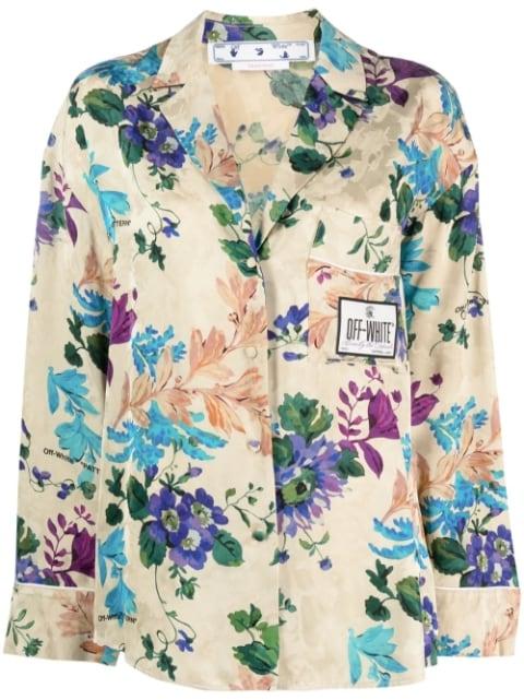 Camouflage Jacquard long-sleeve shirt by OFF-WHITE