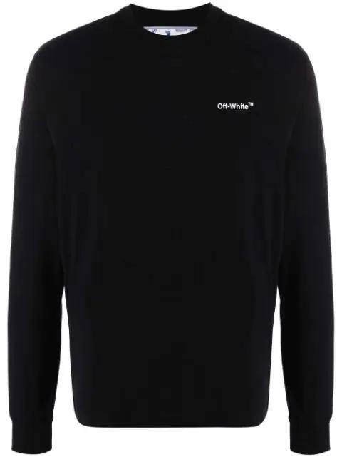 Caravaggio Arrow print long-sleeve T-shirt by OFF-WHITE