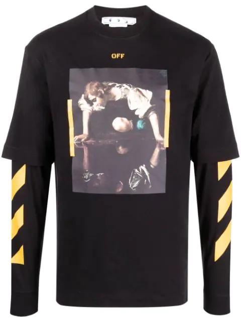 Caravaggio painting Arrows-print top by OFF-WHITE