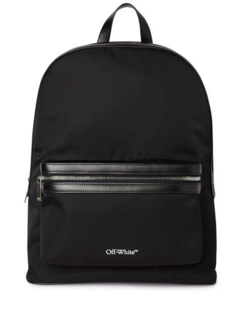 Core Round logo-print backpack by OFF-WHITE