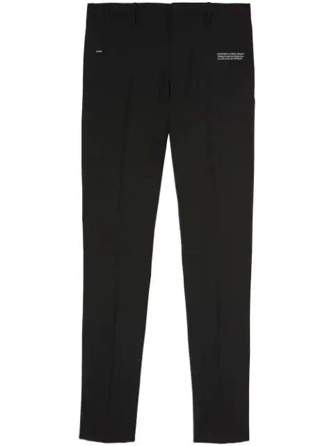 Corp tailored trousers by OFF-WHITE