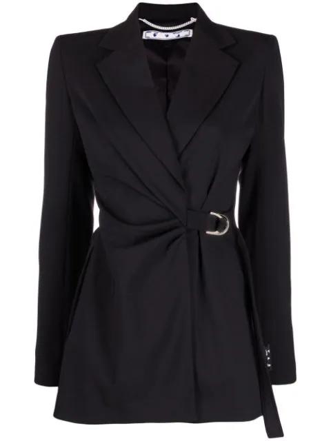 D-ring buckle fastening blazer by OFF-WHITE