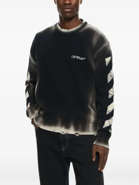 Diag Corrosion sweater by OFF-WHITE