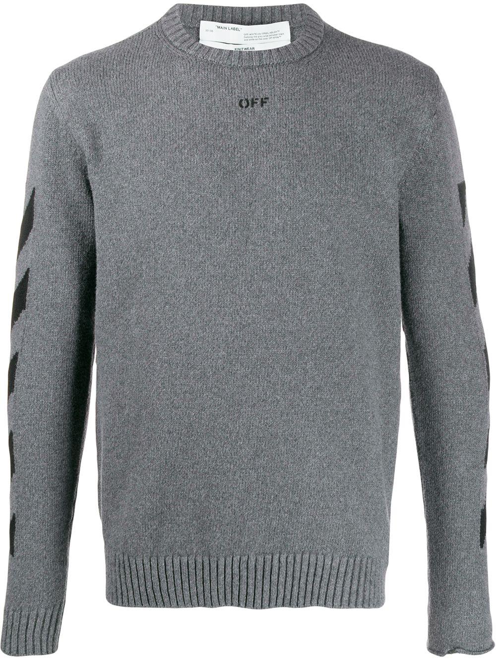 Diag knitted jumper by OFF-WHITE