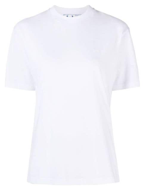Diag-print T-shirt by OFF-WHITE