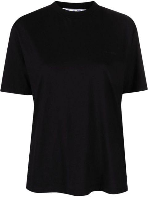 Diag-print T-shirt by OFF-WHITE