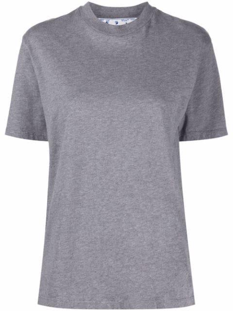 Diag-print T-shirt by OFF-WHITE