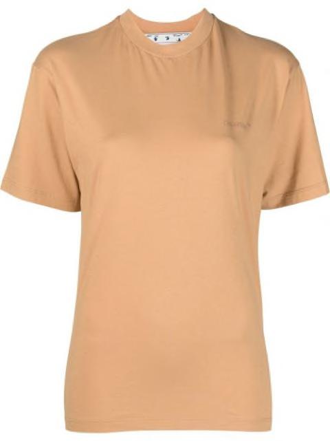 Diag-print cotton T-shirt by OFF-WHITE