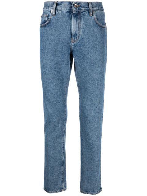 Diag-print skinny jeans by OFF-WHITE