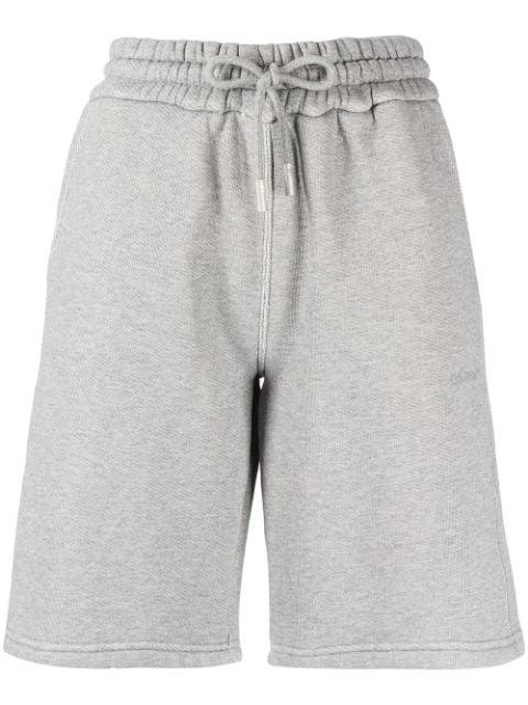 Diag-stripe drawstring shorts by OFF-WHITE
