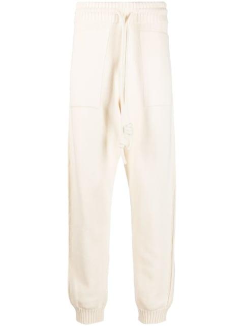 Diag-stripe knitted track pants by OFF-WHITE