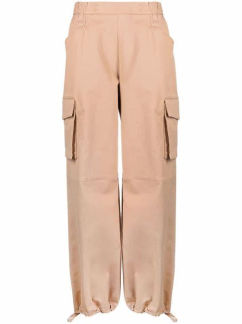 Diag-stripe print cargo trousers by OFF-WHITE