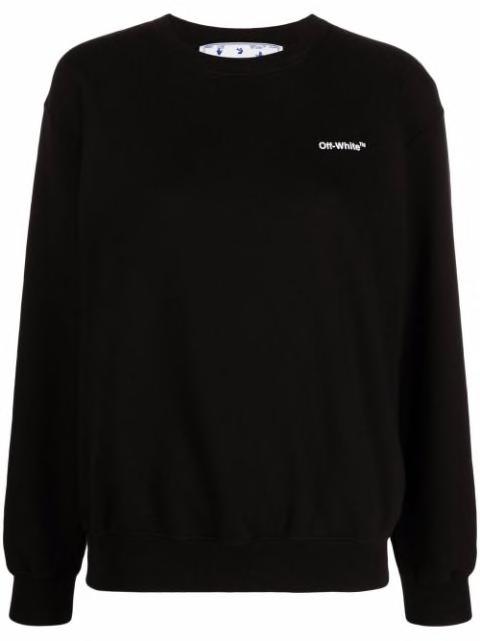 Diag-stripe printed sweatshirt by OFF-WHITE