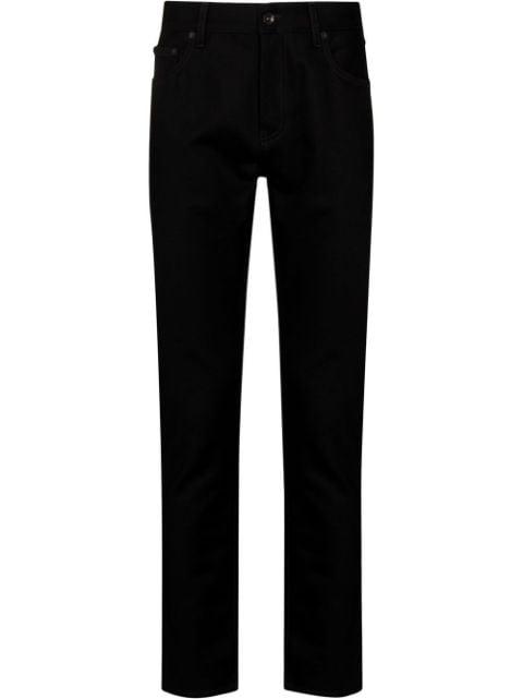Diag-stripe straight-leg jeans by OFF-WHITE