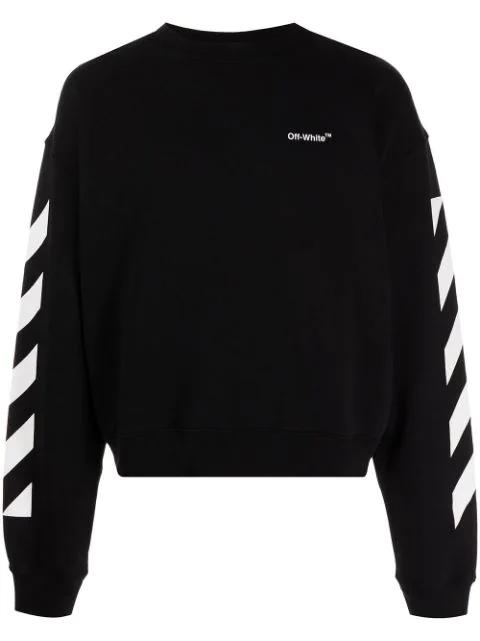Diagonal Helvetica oversized sweatshirt by OFF-WHITE