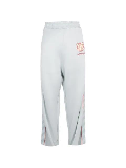 Diagonals logo-print track pants by OFF-WHITE
