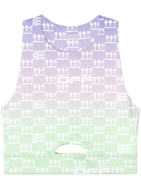 Double Arrows sports bra by OFF-WHITE