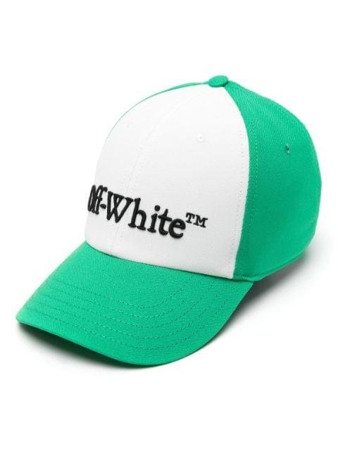 Drill embroidered-logo baseball cap by OFF-WHITE