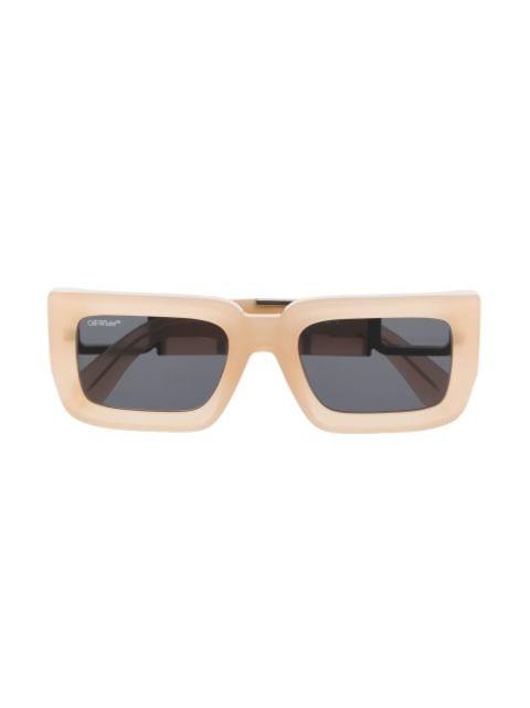 Boston logo-plaque sunglasses by OFF-WHITE EYEWEAR