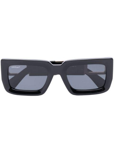 Boston logo-plaque sunglasses by OFF-WHITE EYEWEAR