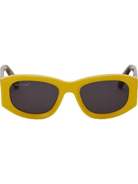 round-frame tinted sunglasses by OFF-WHITE EYEWEAR