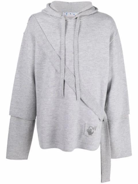 Easybreezy logo-patch hoodie by OFF-WHITE