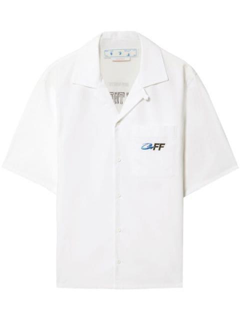 Exact Opp-print short-sleeved shirt by OFF-WHITE