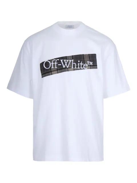 Flannel Diagonal Skate short-sleeve T-shirt by OFF-WHITE
