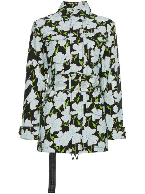 Floral Military Jacket by OFF-WHITE