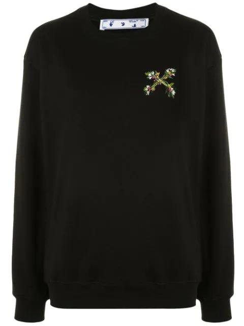 Flowers Arrows sweatshirt by OFF-WHITE