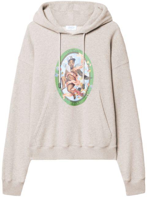Fresco-Oval Skate hoodie by OFF-WHITE